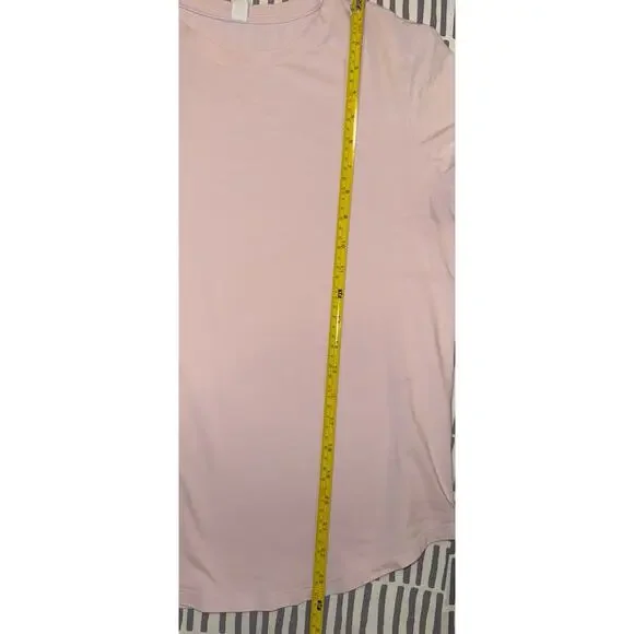 Lululemon Love Crew Short Sleeve Flush Pink Sz 6 - Picture 9 of 9